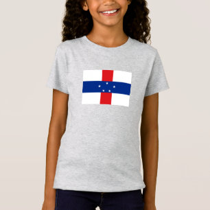 Camiseta Bandeira das Antilhas Neerlandesas