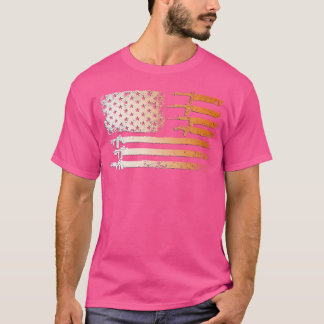 Camiseta Bandeira das Armas Vestindo Caçadores de Veteranos
