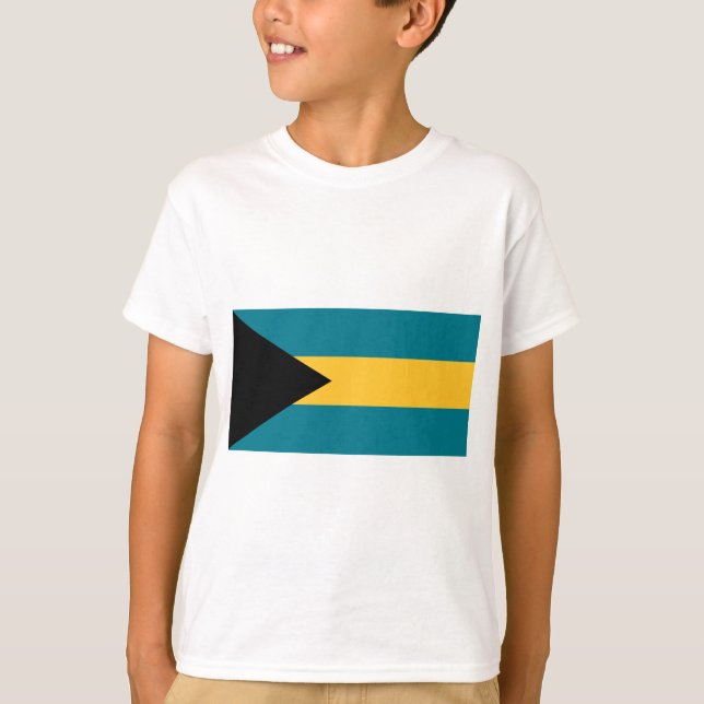 Camiseta Bandeira das Baamas (Frente)