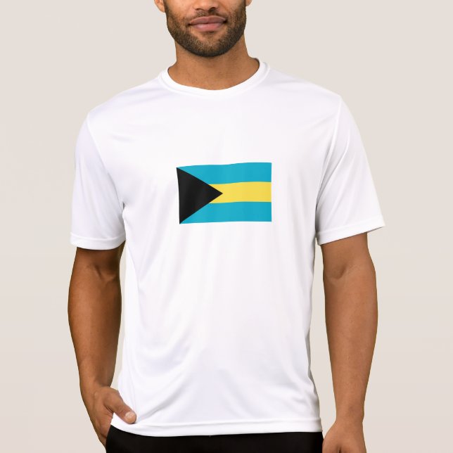 Camiseta Bandeira das Bahamas (Frente)