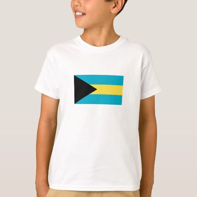 Camiseta Bandeira das Bahamas (Frente)