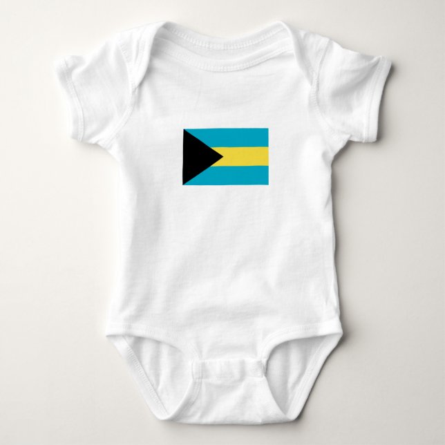 Camiseta Bandeira das Bahamas (Frente)