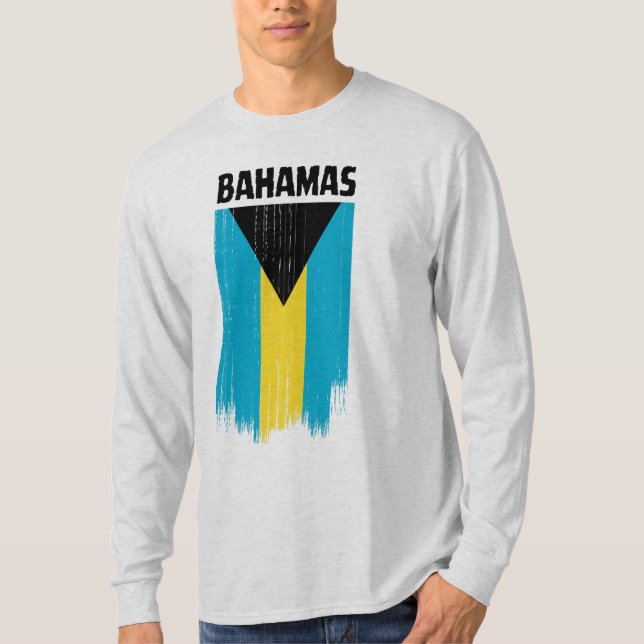 Camiseta Bandeira das Bahamas  (Frente)