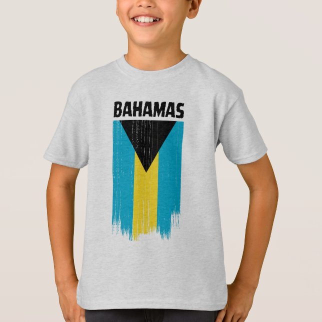 Camiseta Bandeira das Bahamas (Frente)