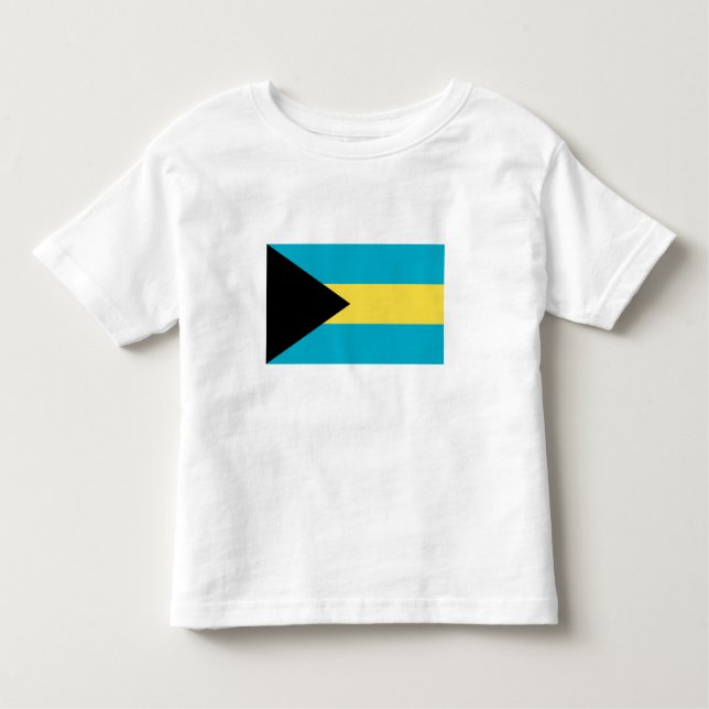 Camiseta Bandeira das Bahamas (Frente)