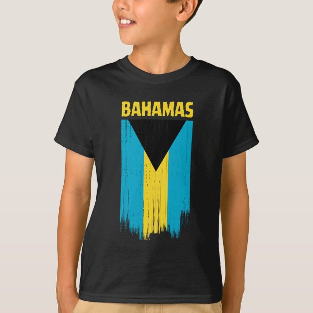 Camiseta Bandeira das Bahamas (Frente)