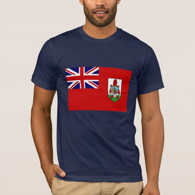 Camiseta Bandeira das Bermudas (Frente)