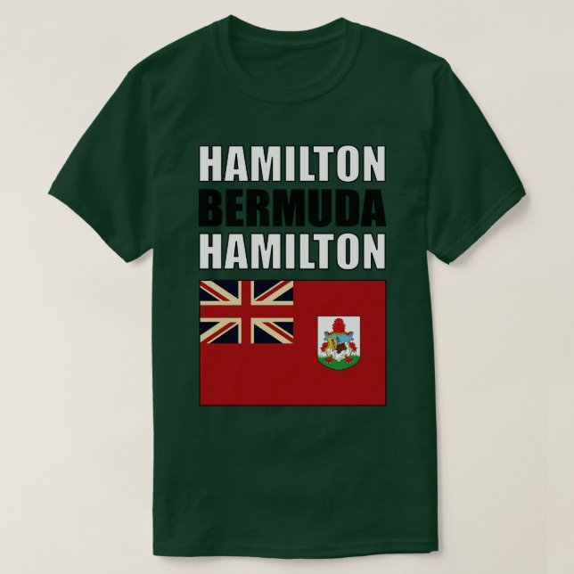 Camiseta Bandeira das Bermudas (Frente do Design)