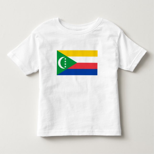 Camiseta Bandeira das Comores (Frente)