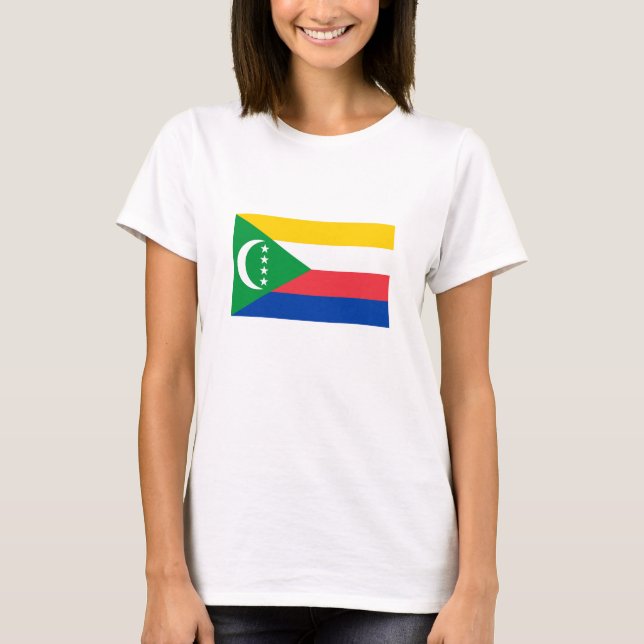 Camiseta Bandeira das Comores (Frente)