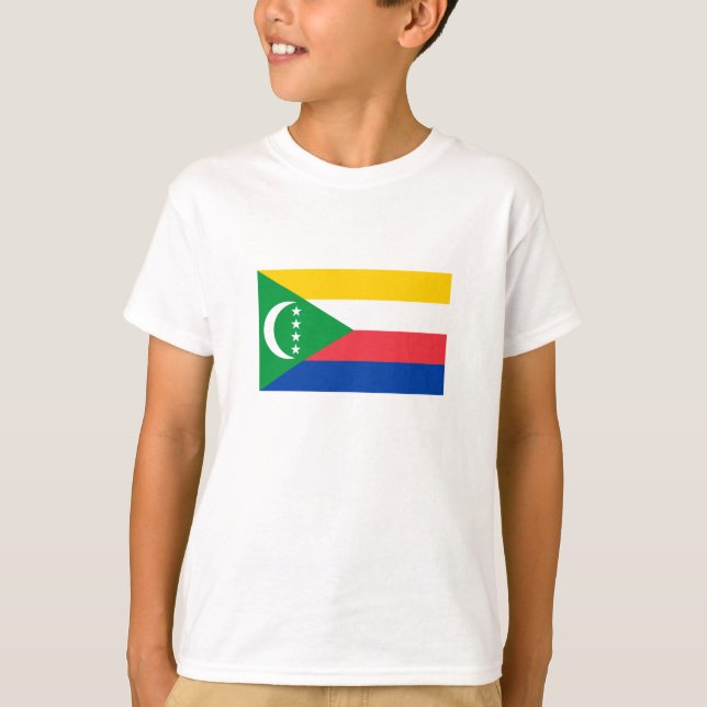 Camiseta Bandeira das Comores (Frente)