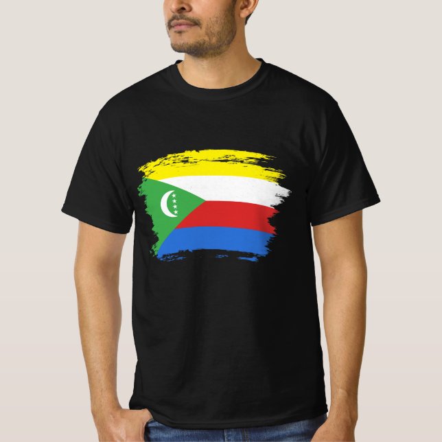 Camiseta Bandeira das Comores (Frente)