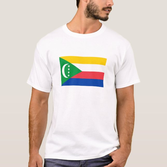 Camiseta Bandeira das Comores (Frente)