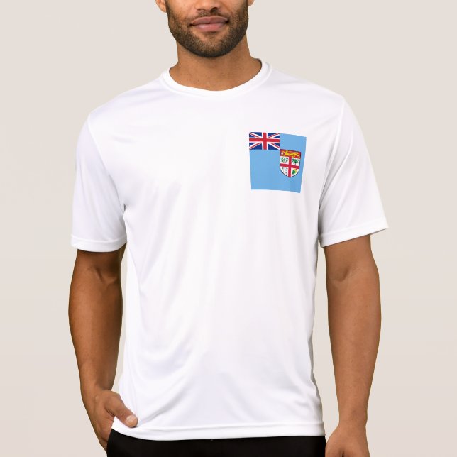 Camiseta Bandeira das Fiji (Frente)