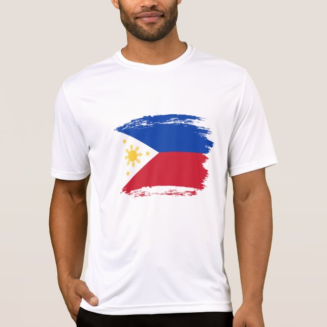 Camiseta Bandeira das Filipinas (Frente)