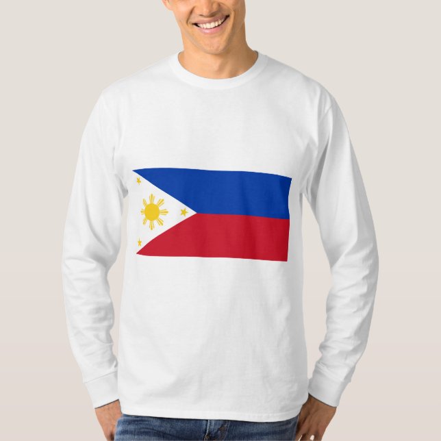 Camiseta Bandeira das Filipinas (Frente)