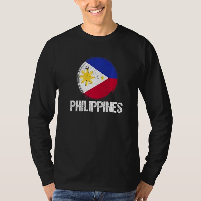 Camiseta Bandeira Das Filipinas (Frente)
