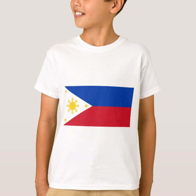 Camiseta Bandeira das Filipinas (Frente)