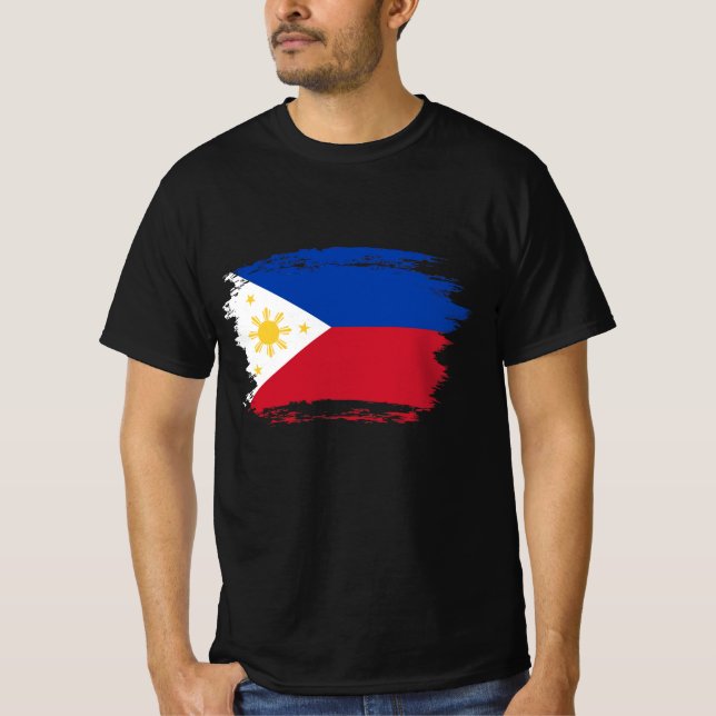 Camiseta Bandeira das Filipinas (Frente)