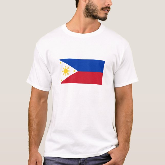 Camiseta Bandeira das Filipinas (Frente)