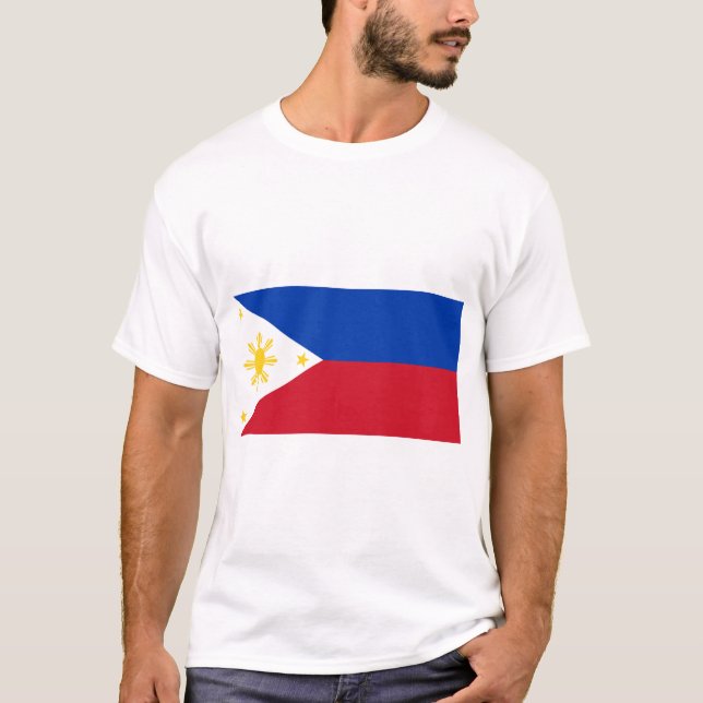 Camiseta Bandeira das Filipinas (Frente)