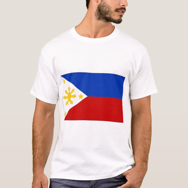 Camiseta Bandeira das Filipinas (Frente)