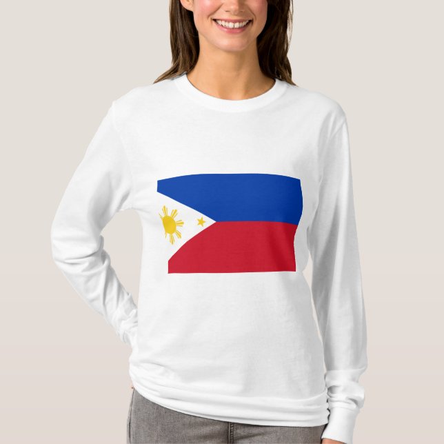 Camiseta Bandeira das Filipinas (Frente)
