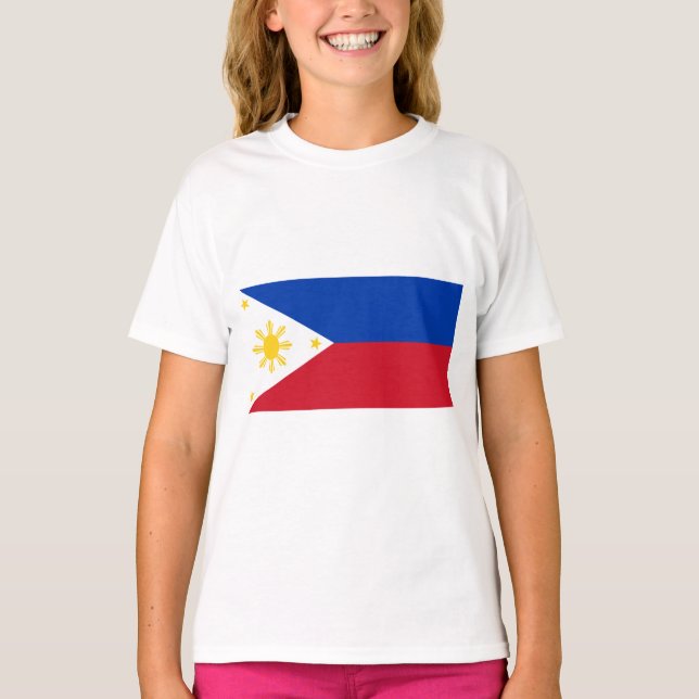 Camiseta Bandeira das Filipinas (Frente)