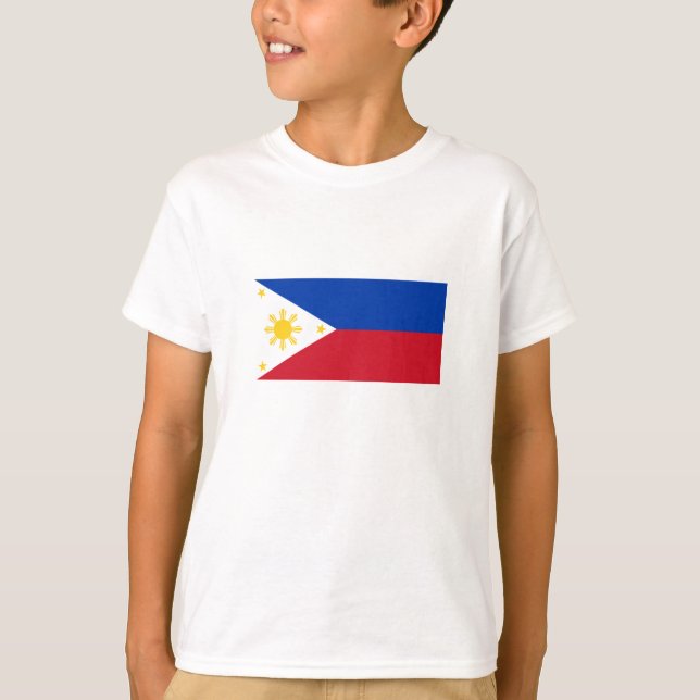 Camiseta Bandeira das Filipinas (Frente)
