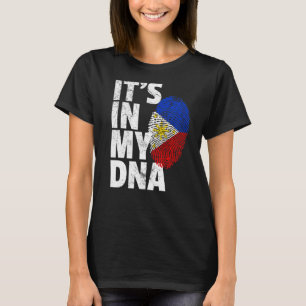 Camiseta Bandeira das Filipinas Está no Meu País de Natal