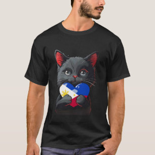 Camiseta Bandeira das Filipinas Orgulho Filipino Pinoy Root