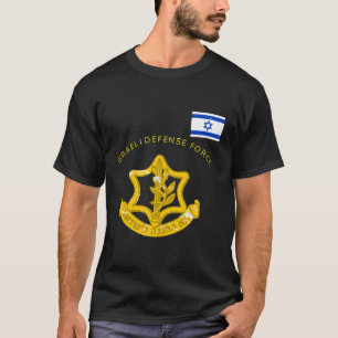 Camiseta Bandeira das Forças de Defesa Israelenses Idf Isra