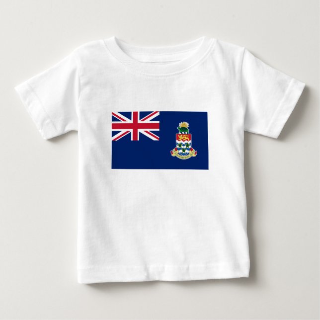 Camiseta Bandeira das Ilhas Cayman (Frente)