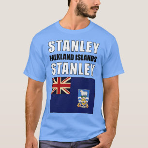 Camiseta Bandeira das Ilhas Falkland