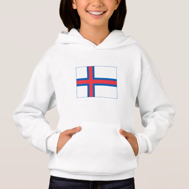 Camiseta Bandeira das Ilhas Faroé (Frente)