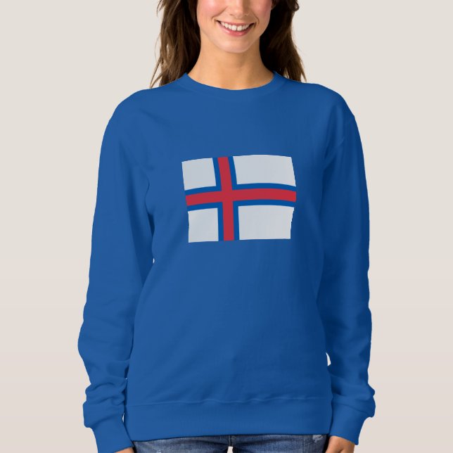 Camiseta Bandeira das Ilhas Faroé (Frente)