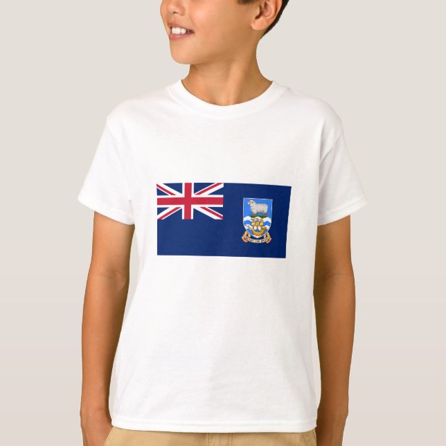 Camiseta Bandeira das Ilhas Malvinas (Frente)