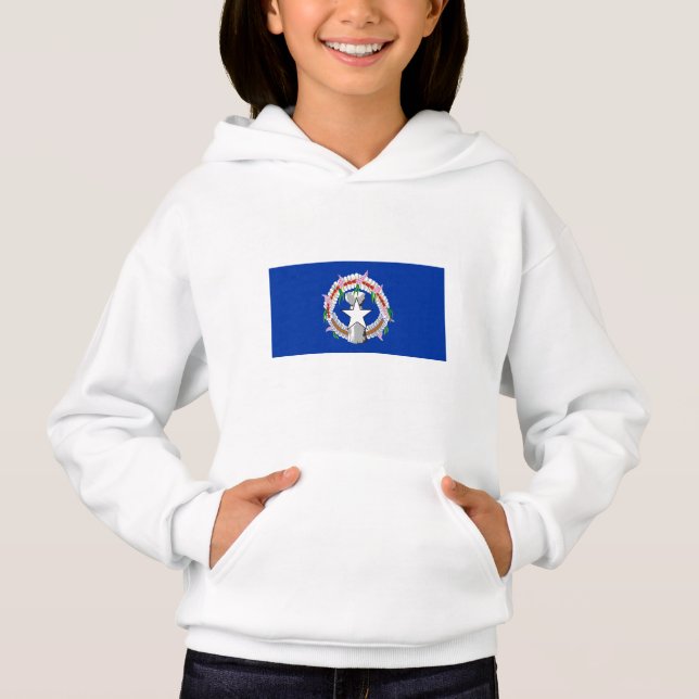 Camiseta Bandeira das Ilhas Marianas do Norte (Frente)