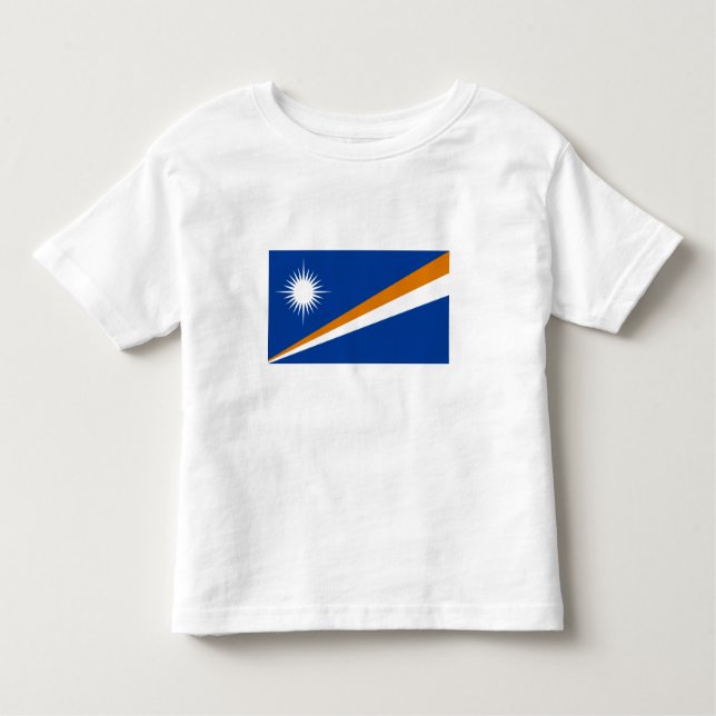 Camiseta Bandeira das Ilhas Marshall (Frente)