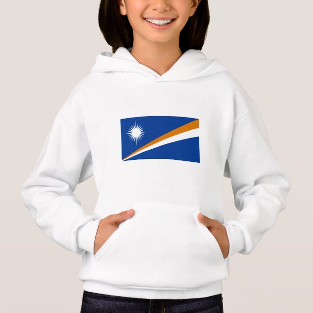 Camiseta Bandeira das Ilhas Marshall (Frente)