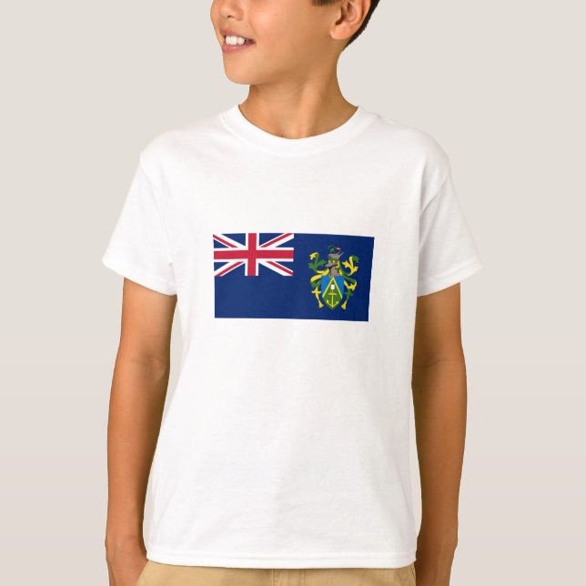 Camiseta Bandeira das Ilhas Pitcairn (Frente)