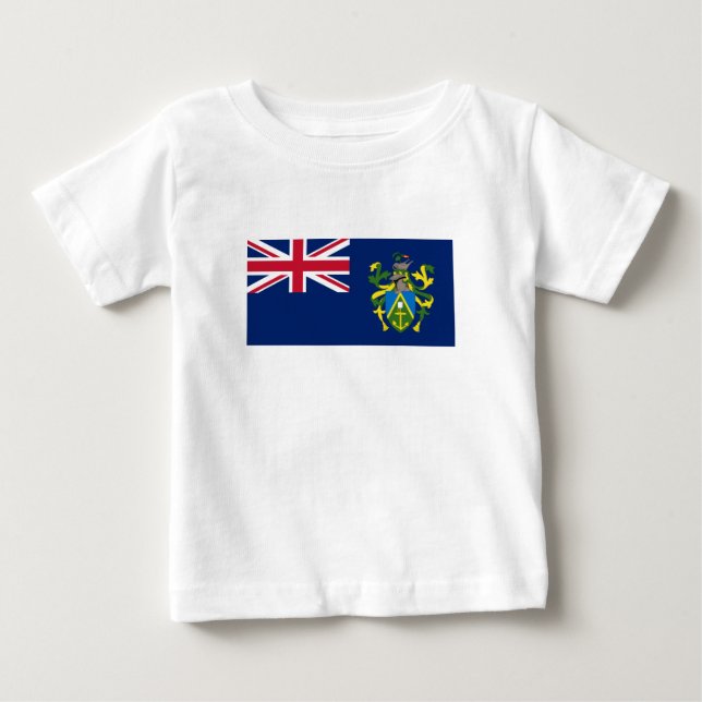 Camiseta Bandeira das Ilhas Pitcairn (Frente)