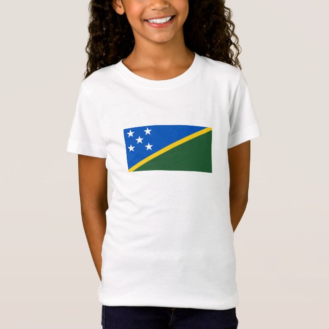 Camiseta Bandeira das Ilhas Salomão (Frente)