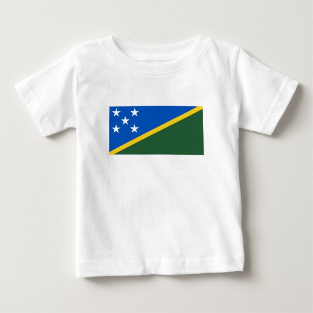 Camiseta Bandeira das Ilhas Salomão (Frente)