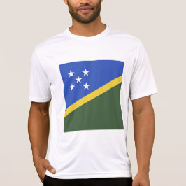 Camiseta bandeira das Ilhas Salomão