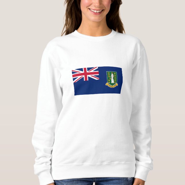 Camiseta Bandeira das Ilhas Virgens Britânicas (Frente)