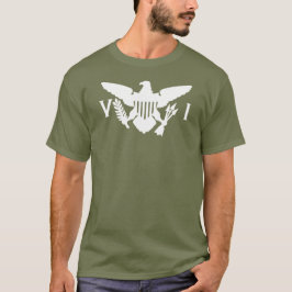 Camiseta Bandeira das Ilhas Virgens dos EUA