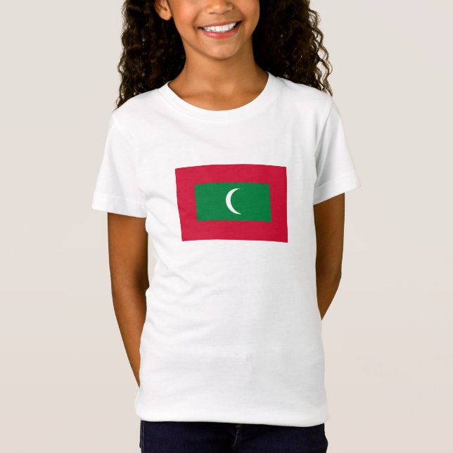 Camiseta Bandeira das Maldivas (Frente)
