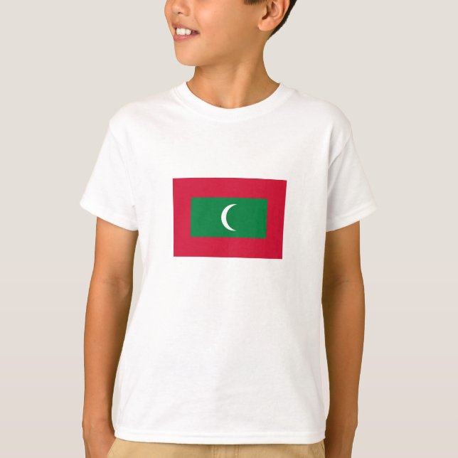 Camiseta Bandeira das Maldivas (Frente)