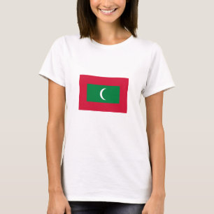 Camiseta Bandeira das Maldivas